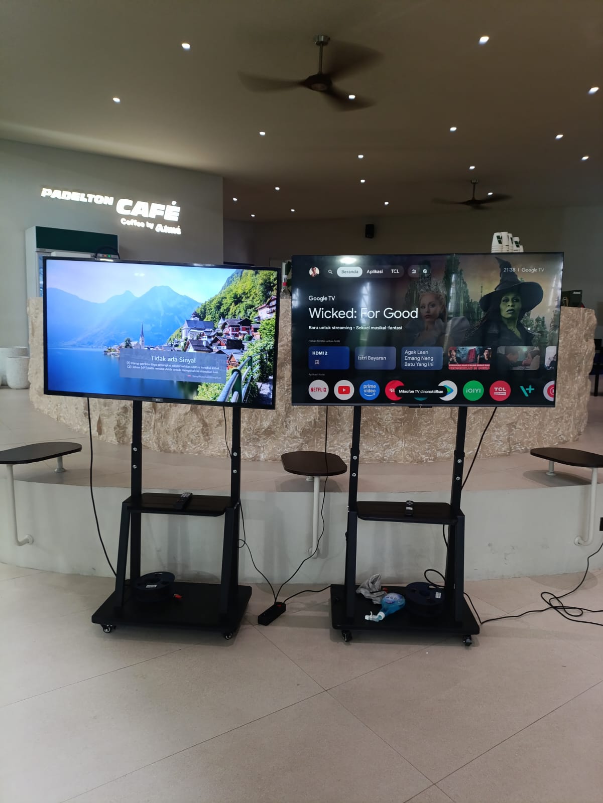 rental tv 50 inch jabodetabek untuk seminar kecil